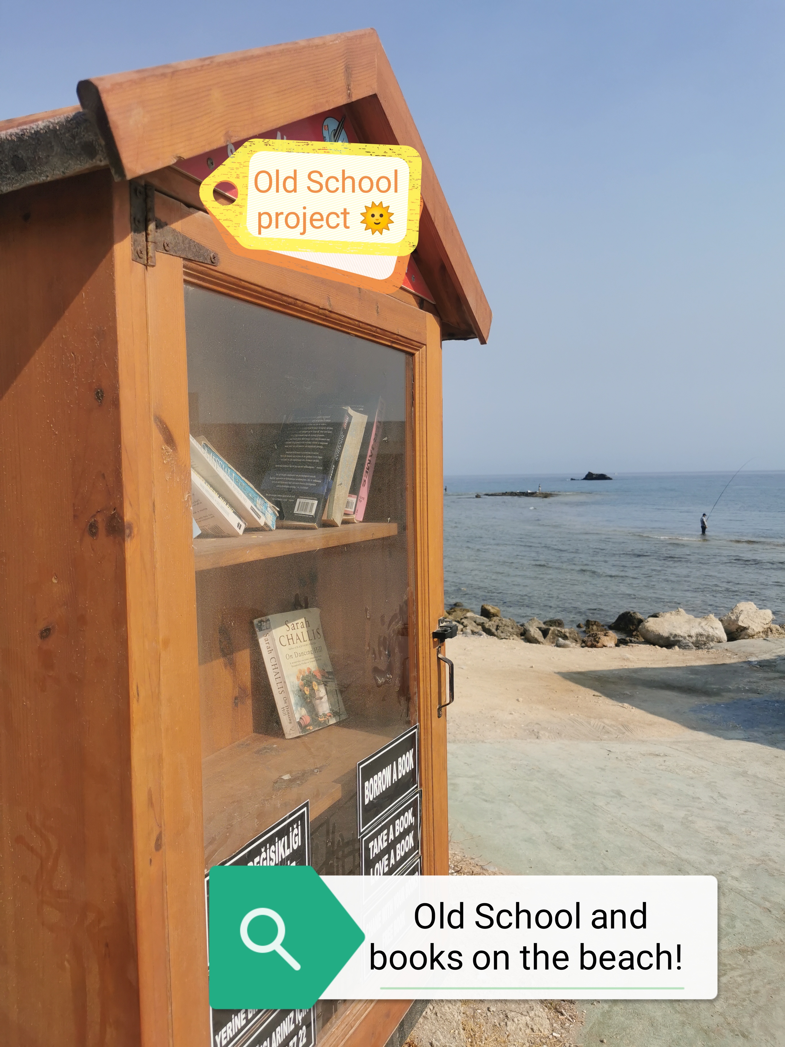 Old School project Books on the beach – Philosophyofgoodnews