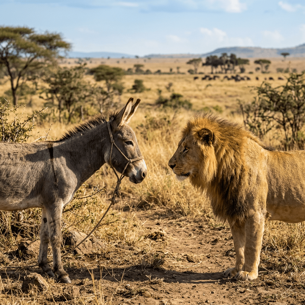 TO LIVE AS A DONKEY OR DIE AS A LION? THAT IS A&nbsp;QUESTION.