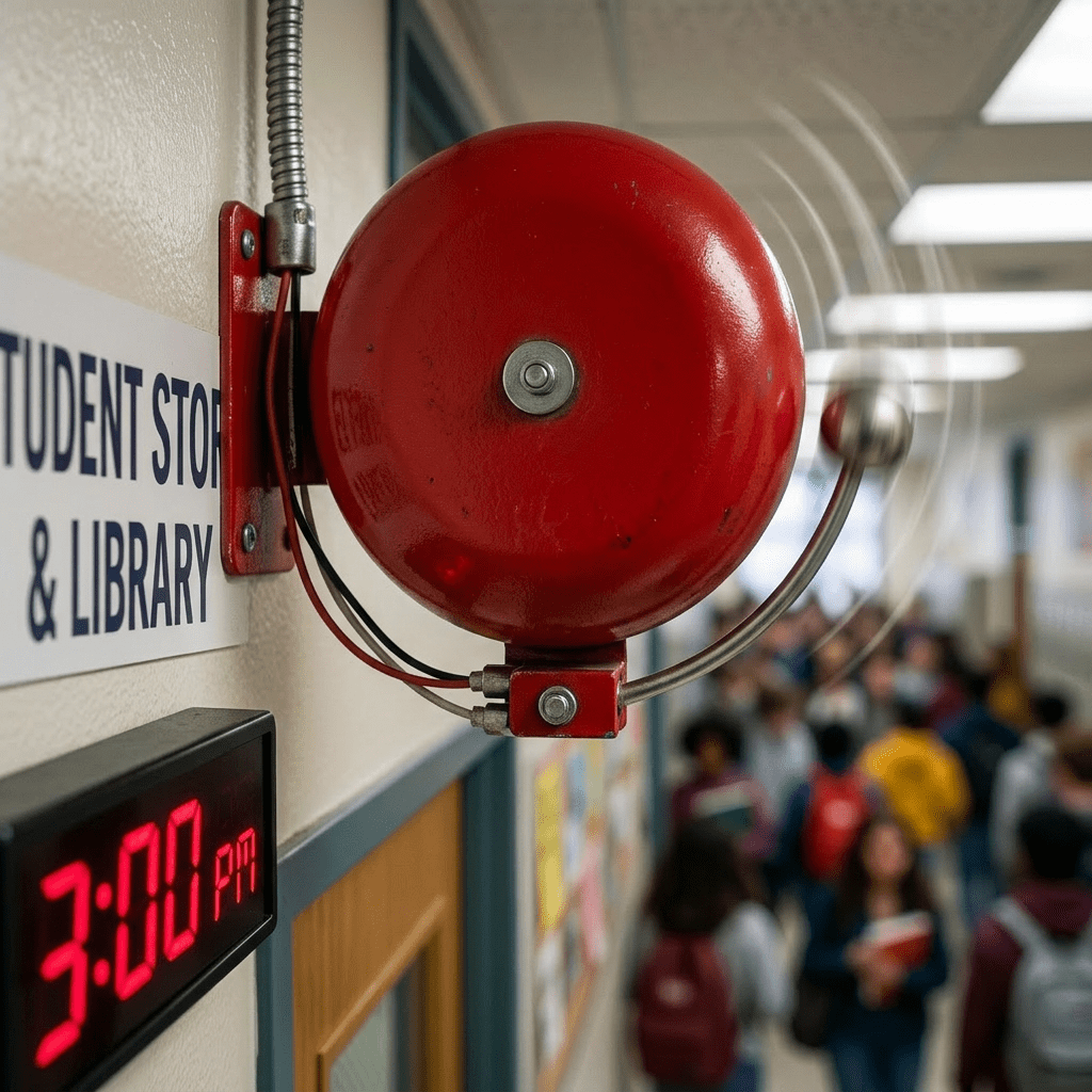 Woman walking on city sidewalk holding coffee cup and smartphone amidst pedestrians and traffic