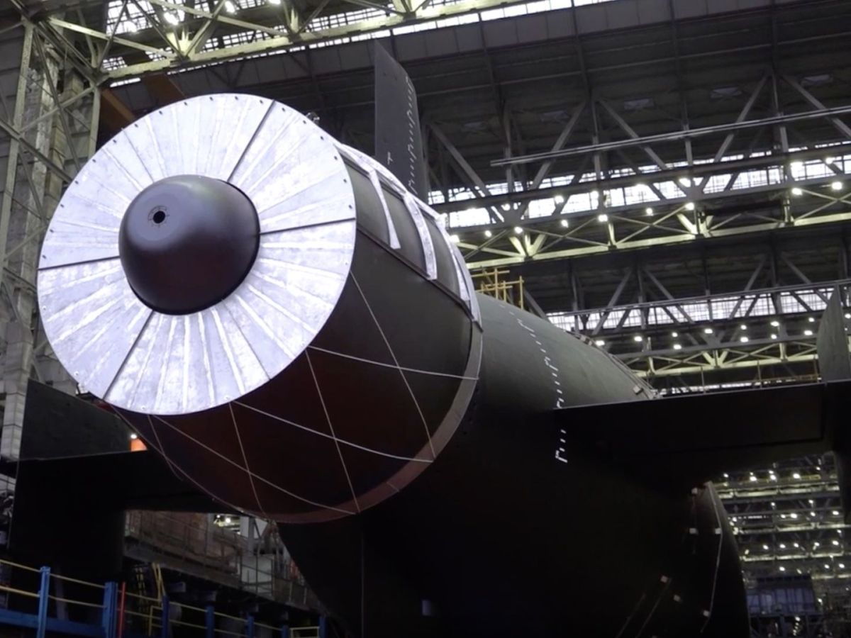 New 443-foot nuclear submarine starts tests with six Poseidon&nbsp;weapons